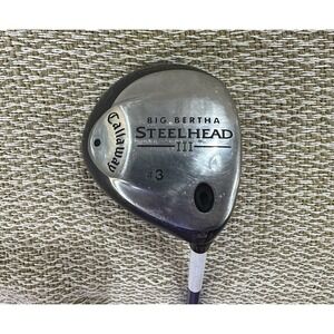 Callaway Big Bertha Steelhead III #3 Wood, WRH Ladies Flex Graphite Shaft